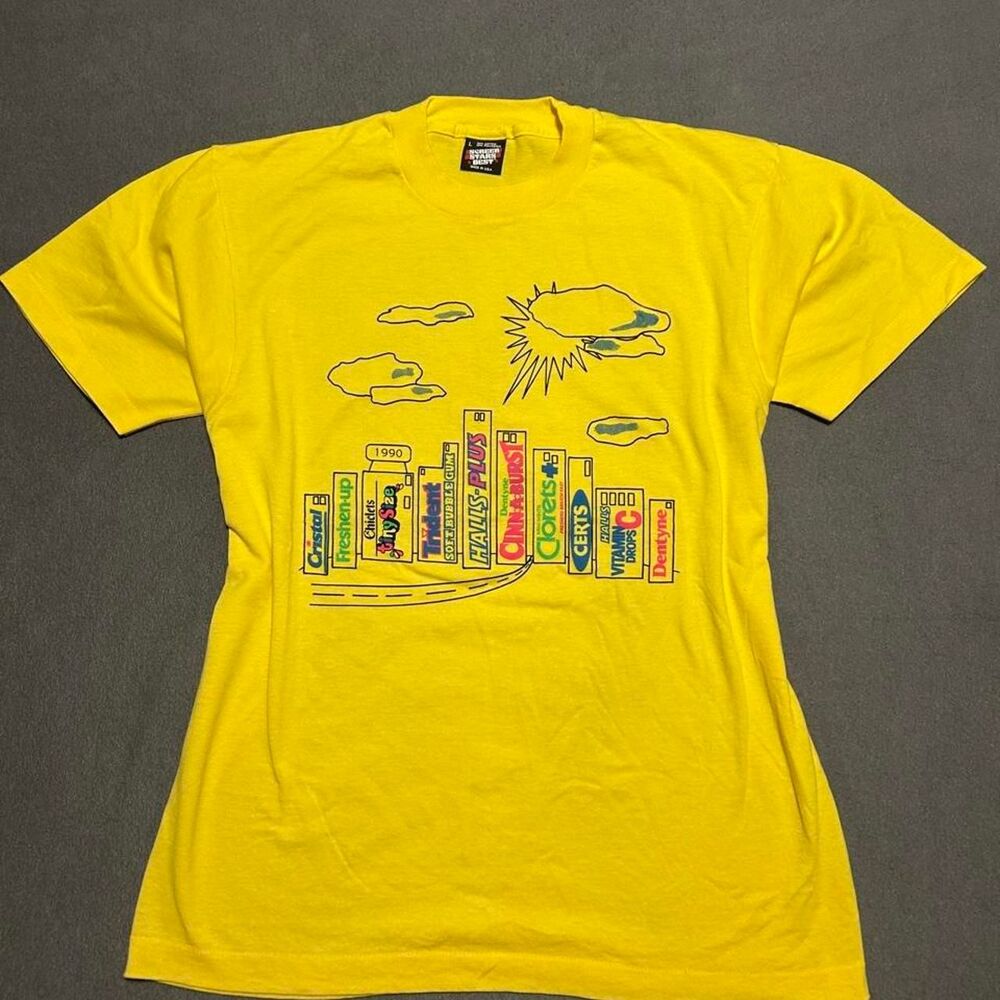 Screen-stars Men's Yellow T-shirt